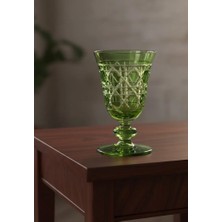 Decostyle Gloria El Yapımı Kristalize Kadeh - Şık Likör, Şerbet ve Su Bardağı (200 Ml)