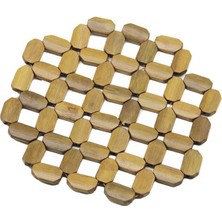 İbico Ibico İ22-269 Nihale Dörtgen 17.8X18.8CM Boncuk Parlak Ahşap - 12'li Paket