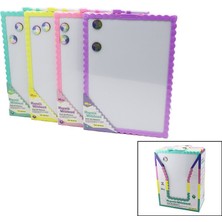 İbico Ibico İ14-010 Magnetic Whiteboard Manyetik Yazı Tahtası 28X39.5CM Büyük Çift Taraflı Renkli Çerçeve - 12'li Paket