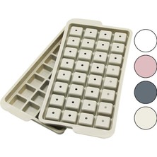 Plastlife KP-162 Buzluk Kapaklı 32'li Kare Şekil Renkli Plastik - 54'li Paket