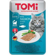 Ece-Umay Tomi  Somon ve Yumurta Tahılsız Pouch Mama 100GR (Pate)