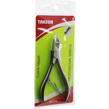 Taksun NO-8168 Metal Manikür ve Pedikür Tırnak Et Pensi Büyük Cuticle Nipper - 12'li Paket