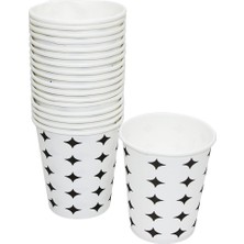 KRT Ibico Karton Bardak Yıldızlı 7 Oz 50 Adet - 60'li Paket