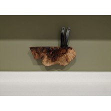 Rusticwood El Yapımı, Doğal Ahşap, Ceviz Ağacı, Rustic Bıçak Standı-Mutfak Organizeri
