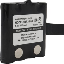 Powermaster BP38/40 Nı-Mh 4.8 Volt 700MAH Cobra Telsiz Pili Şarj Edilebilir Şarjlı 4xaaa