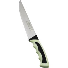 Erinox Et Bıçak ve Kurban No- 3 R-0403 Kasap Soft Çift Baskı Renkli Plastik Saplı - 15'li Paket