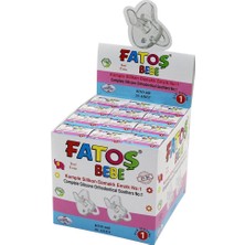 Fatoş BEBE-608 Emzik No-1 Damaklı Komple Silikon - 24'li Paket