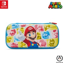 Nintendo Switch Slim Case Taşıma Çantası Lisanslı Mushroom Kingdom