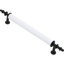 KRT İBİCO-975 Boru Kulp 12.8cm Siyah Beyaz - 10'li Paket