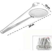 BAYSA-103 Çörek Kızartma Maşası M.sap 19CM Tel Süzgeçli 10CM Metal Maşa 24.5cm Metal Çerçeve - 20'li Paket