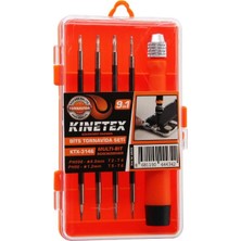 Kinetex KTX-3146 Bits Tornavida Uç Seti 9in1 Saatçi Telefoncu - 24'li Paket