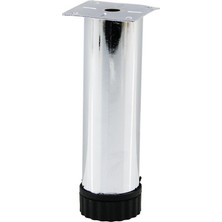 KRT Ibico Tablalı Koltuk Baza Ayak 15CMX42MM 90-12138-E-01 Metal Plastik Ayarlanabilir Pingolu - 10'li Paket