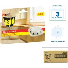 Raid Karınca Yemi 2 Adet 3 Ay Etkili Pratik Kokusuz - 12'li Paket