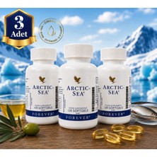 Forever Living Products Arctic Sea Omega-3 Balık Yağı ve E Vitamini İçeren Takviye Edici Gıda 3 x 120 Softgel