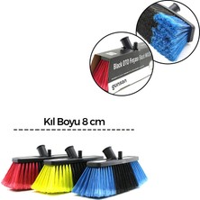 Gunsan Günsan Black Oto Yıkama Fırçası 8cm Kıl Boyu 8 Sıra 013 119 Standart Islak Zemin Yumuşak Doku Cam - 12'li Paket
