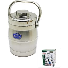 tp Buğz Metal Kova 3lü Sefer Tası Saklama Kabı 1.6lt BX40