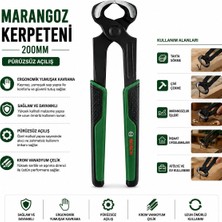 Bosch-1 600 A02 Z9W Marangoz Kerpeten 200MM No-8" 60 ± Kesme Sertlik 528 Ergonamik Yumuşak Sap - 6'li Paket
