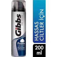 Gibbs Traş Köpük 200ML Regular Skin - 6'li Paket