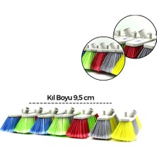 Gunsan Günsan Oto Yıkama Fırçası 9.5cm Kıl Boyu 8 Sıra 013 212 Battal Islak Zemin Yumuşak Doku Cam - 12'li Paket