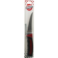 Erinox Et Bıçak ve Kurban No-1 R032K R-030K Sıyırma Soft Çift Baskı Renkli Plastik Saplı - 15'li Paket