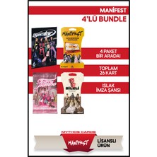 Mythos Cards Manifest Hileli & Toz Pembe Aksesuar 4'lü Bundle 26 Kart İçerir