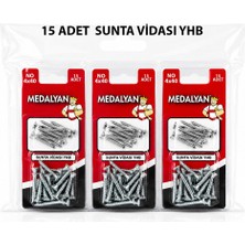 Medalyan Dl-06 Sunta Vidası 4X40 15 Adet - 12'li Paket