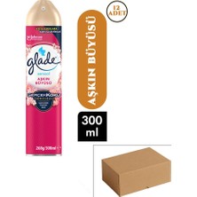 Glade Aerosol Aşkın Büyüsü Ortam Oda Kokusu Sprey 300ML - 12'li Paket
