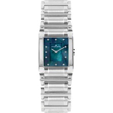 Jacques Lemans Florence 1-2152C Quartz Çelik Gri Mavi Kadran 24X29 mm Kadın Kol Saati
