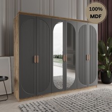 Comiet Soho 6 Kapak Mdf Gardırop