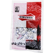 Saw Chain Saw Chaın No-6" 1/4.043 Zincir Kırmızı Ambalaj Dal Budama Testere Makine Için - 10'li Paket