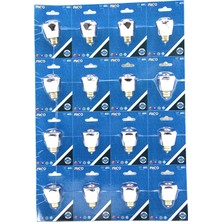 KRT Ibico K13-081 Alfa Kapak Takımı Acem Musluk Başı Vakumlu Ambalaj - 16'li Paket