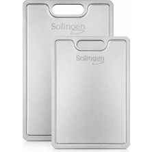 Solingen Lux Metal Kesim Panosu 230X340MM 200X300MM 1mm 2 Adet Paslanmaz Çelik - 12'li Paket