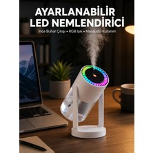 Hace Bazaar Rgb Işıklı Hava Nemlendirici Ultrasonik Teknoloji ve Portatif Tasarım Yeni Nesil