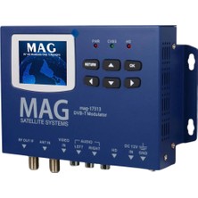 Mag MG-17313 LCD Ekranlı Hd-Rf Converter Full Hd Dvb-T Encoder Modülatör (Dvb-T/av/hdmı)