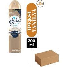 Glade Aerosol Vanilya Oda Kokusu Sprey 300ML - 12'li Paket