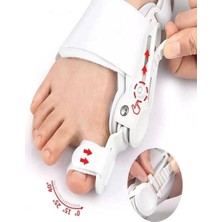tp Buğz Ayarlanabilir Ayak Baş Parmak Kemik Düzeltici – Halluks Valgus (Bunyon) Aparatı, Gece Gündüz Kullanıma Uygun Ayak Düzeltme Ateli BX40