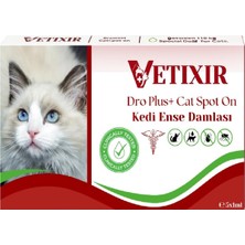 Kedi Bitkisel Dış Parazit Bit Pire Kene Deri Bakımı Için Etkili 5 Adet Damla (1-