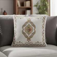 Carla Loren-25 Çift Yön Desen Goblen Dekoratif Yastık Kılıfı 45X45