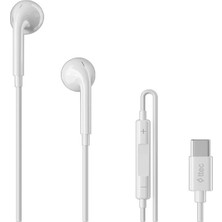 2KMM16B Ttec Rio 3 Usb-C Stereo Mikrofonlu Kulakiçi Kablolu Kulaklık Beyaz