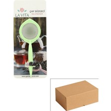 GU-Bİ Gu-Bi Lavıta Plastik Renkli Sap Çay Süzgeç - 24'li Paket