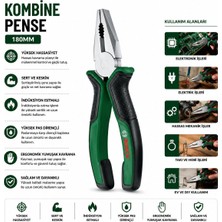 Bosch-1 600 A03 2VB Pense 180MM 60 ± Kesme Sertlik 7" 528 Lüx Ergonomik Saplı - 6'li Paket
