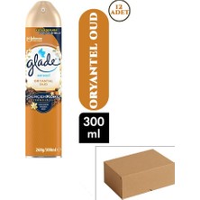 Glade Aerosol Oryantal Oud Ortam Oda Kokusu Sprey 300ML - 12'li Paket