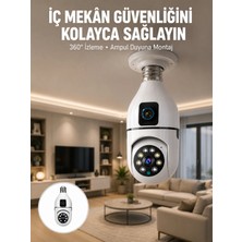 Hace Bazaar Tak Çalıştır Ampul Kamera – Full Hd 1080P Kablosuz Güvenlik Çözümü Yeni Nesil