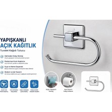 Delux Yapışkanlı Banyo Wc Açık Kağıtlık Peçetelik