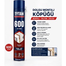 Tytan T600-1 Pfofesyonel Pipetli Montaj Isı Ses Yalıtım Köpüğü Köpük 600 Gram