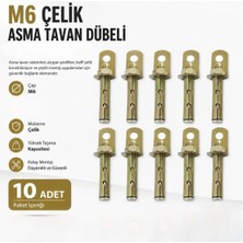 Beşel ATD650 M6X50 mm Çelik Asma Tavan Dübeli 50 mm (10 Adet)