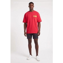 Blow Up Future Gen No Angel Kırmızı Oversize Erkek T-Shirt 141305