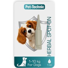 Pet-Technıc 1 ml / 0-10 kg Küçük Irklar Için / Deri ve Tüy Bakımı / Pal