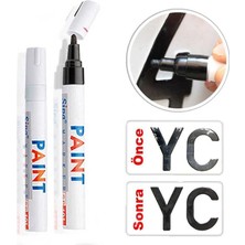 tp Buğz Paint Oto Lastik Rötuş Boya Kalemi Siyah