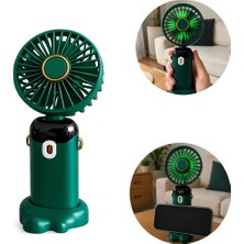 Powermaster PM-25103 Yeşil Kokulu Oynar Başlıklı Taşınabilir Fan Vantilatör